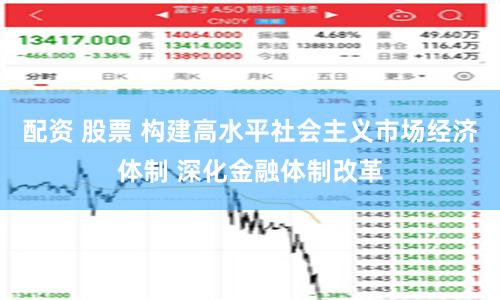 配资 股票 构建高水平社会主义市场经济体制 深化金融体制改革